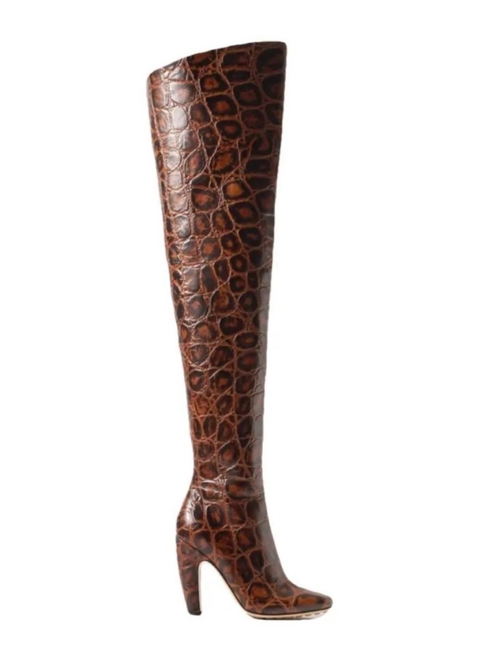 ISO Bottega croc embossed boots